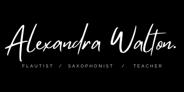 Alexandra Walton flute and saxophone tuition